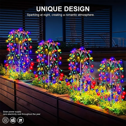 Solar Firecracker Firework Lights