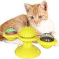 Interactive Cat Toy with Catnip, Suction Cup