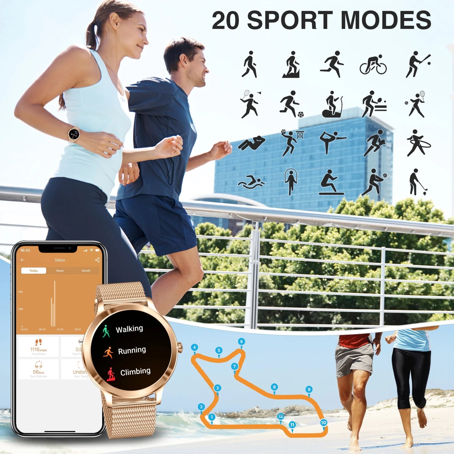 Smart Watch For women - Advanced Fitness Tracker