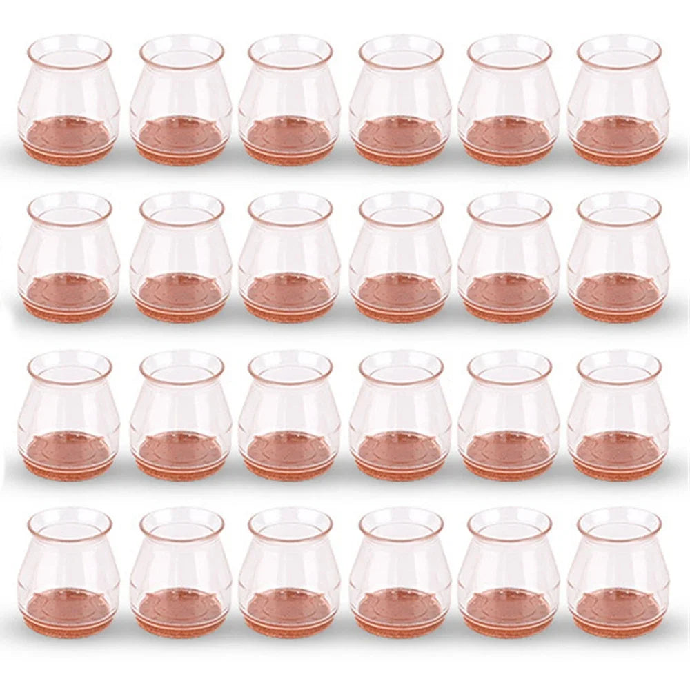24Pcs Chair Leg Floor Protectors