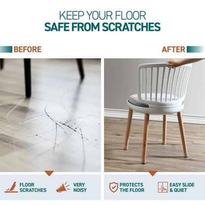24Pcs Chair Leg Floor Protectors