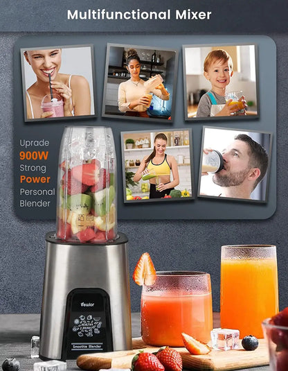 Personal Smoothie Blender with 23oz+10oz Blender Cups