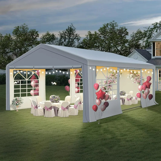 20' X 20' Canopy Party Tent & Carport