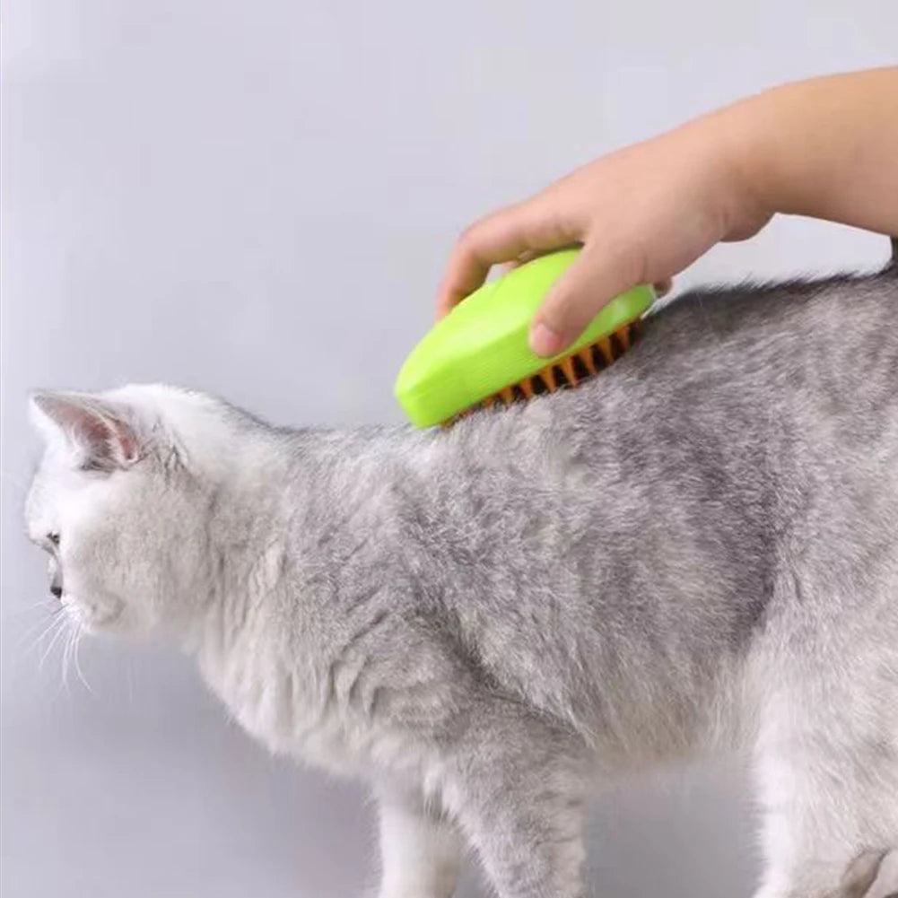 3 In 1 Grooming Brush Dog  Self Cleaning, Steam