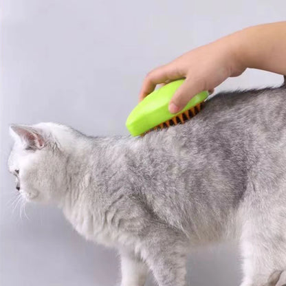 3 In 1 Grooming Brush Dog  Self Cleaning, Steam