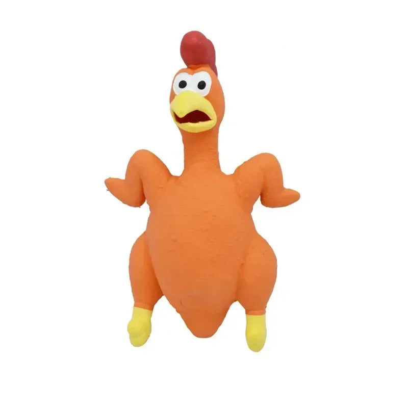 Screaming Chicken Squeeze Toy for Pets