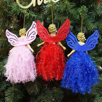 1PC Handmade Christmas Angel Pendant Ornament