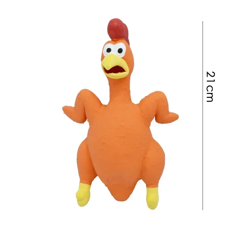 Screaming Chicken Squeeze Toy for Pets