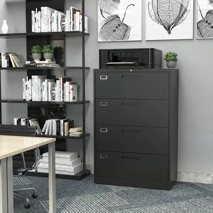 4 Drawer Locking Filing Cabinet  A4 Legal