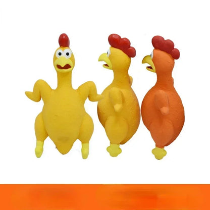 Screaming Chicken Squeeze Toy for Pets