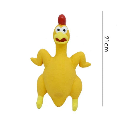Screaming Chicken Squeeze Toy for Pets
