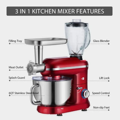 Multifunctional Mixer, Meat Grinder, Juice Blender