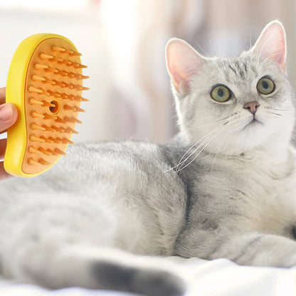 3 In 1 Grooming Brush Dog  Self Cleaning, Steam