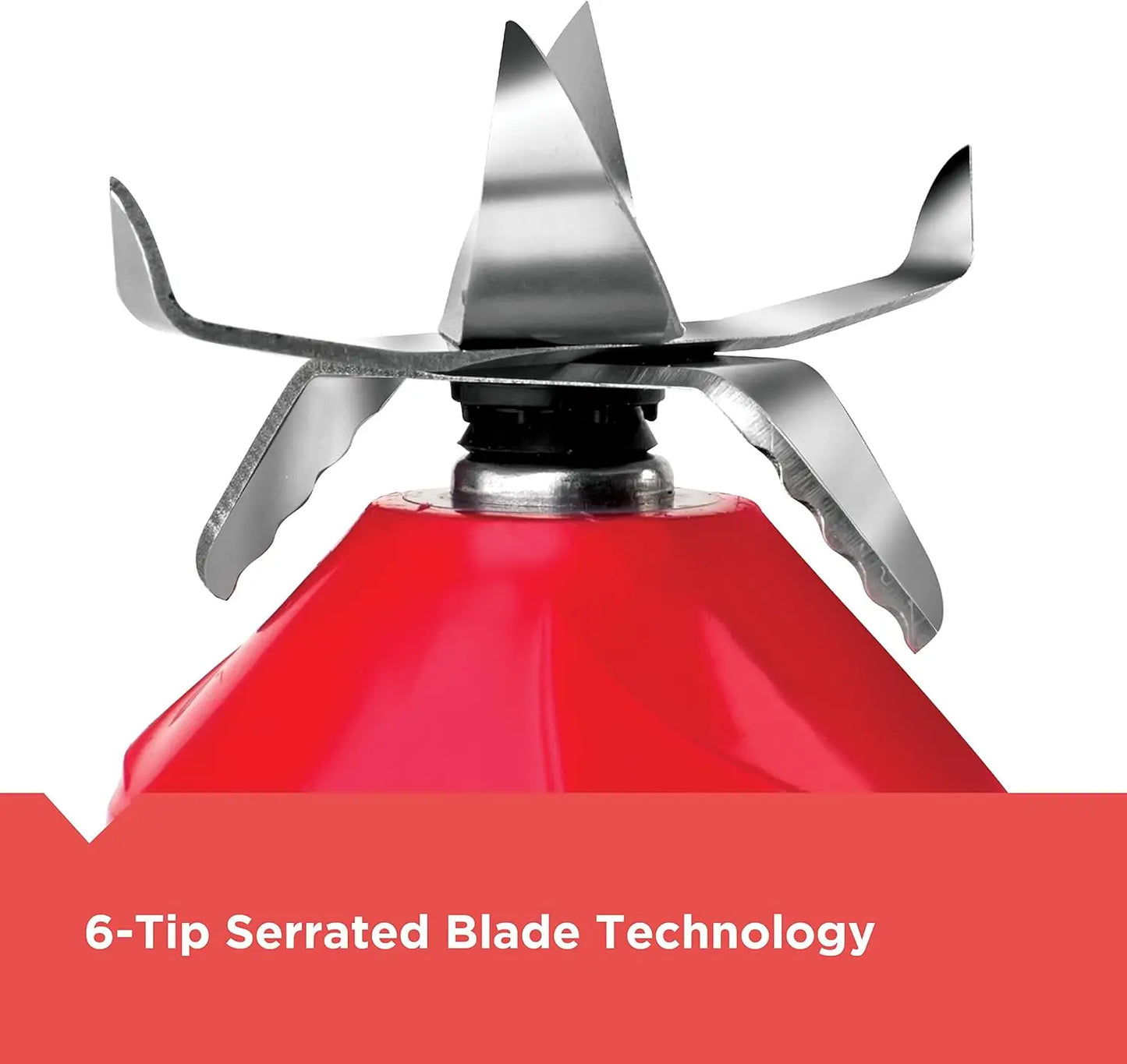 Quiet Stainless Steel Blender with Glass Cup