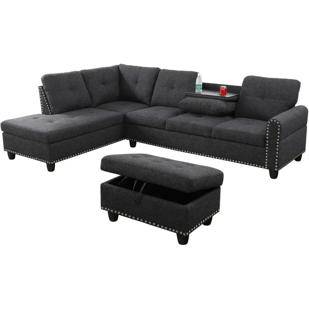 L-Shaped Modular Sofa