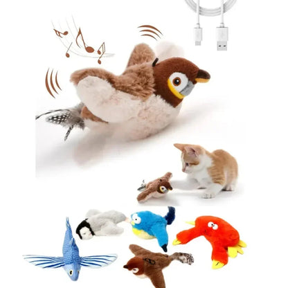 Interactive Cat Toys Rechargeable with Catnip