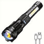 2 Rechargeable Led Flashlights With 7 Light Modes